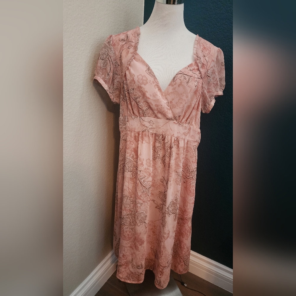 Pink dress in size 14